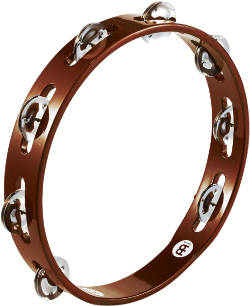 Meinl Ta1ab Traditional Wood Steel Jingle Tambourine - Meinl Wood Tambourine - Single Row Clipart (960x720), Png Download