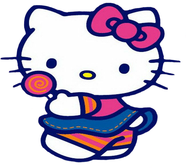Hellokitty Cat Sanrio Chupachups Sweet 🍭🍭🍭 - Hello Kitty Clipart (647x587), Png Download