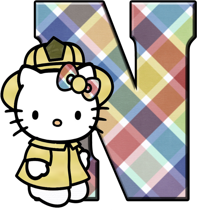 N - - ✿‿ - Hello Kitty Chef Clipart (692x731), Png Download