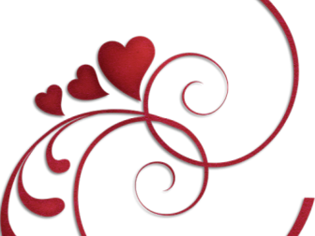 Spiral Clipart Stencil - Heart Scroll - Png Download (640x480), Png Download