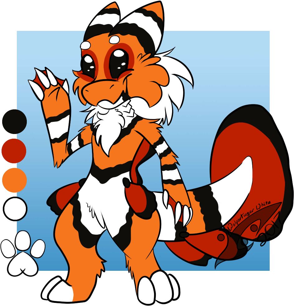 Clownfish Artlib Chibi - Clownfish Clipart (1000x1000), Png Download