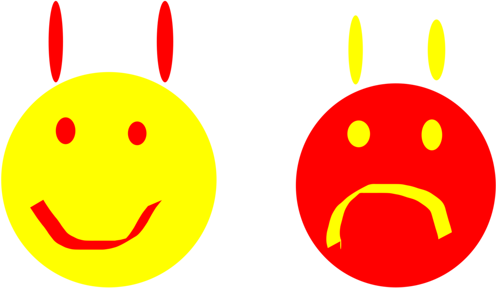 All Photo Png Clipart - Happy Sad Png Transparent Png (1350x750), Png Download