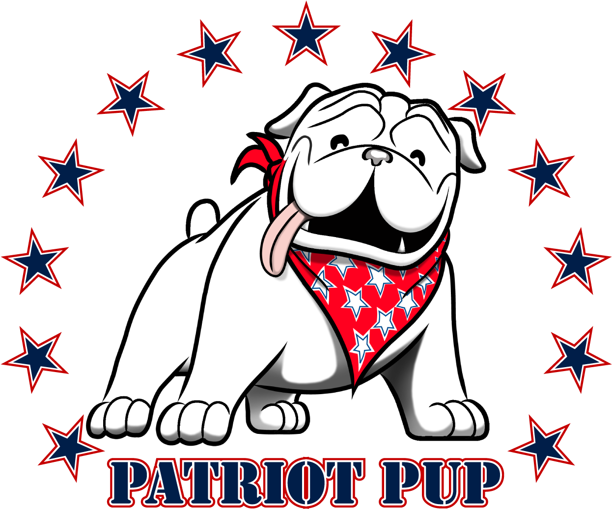 Patriot Pup Reading, Valentine's Day Crafts For Wounded - Cartoon Clipart (1284x1102), Png Download