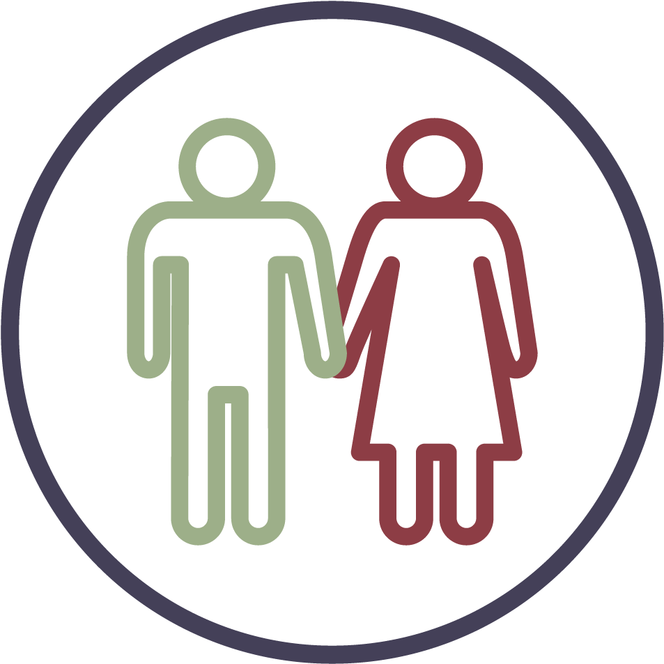Man Icon - Man And Wife Png Clipart (1024x1024), Png Download