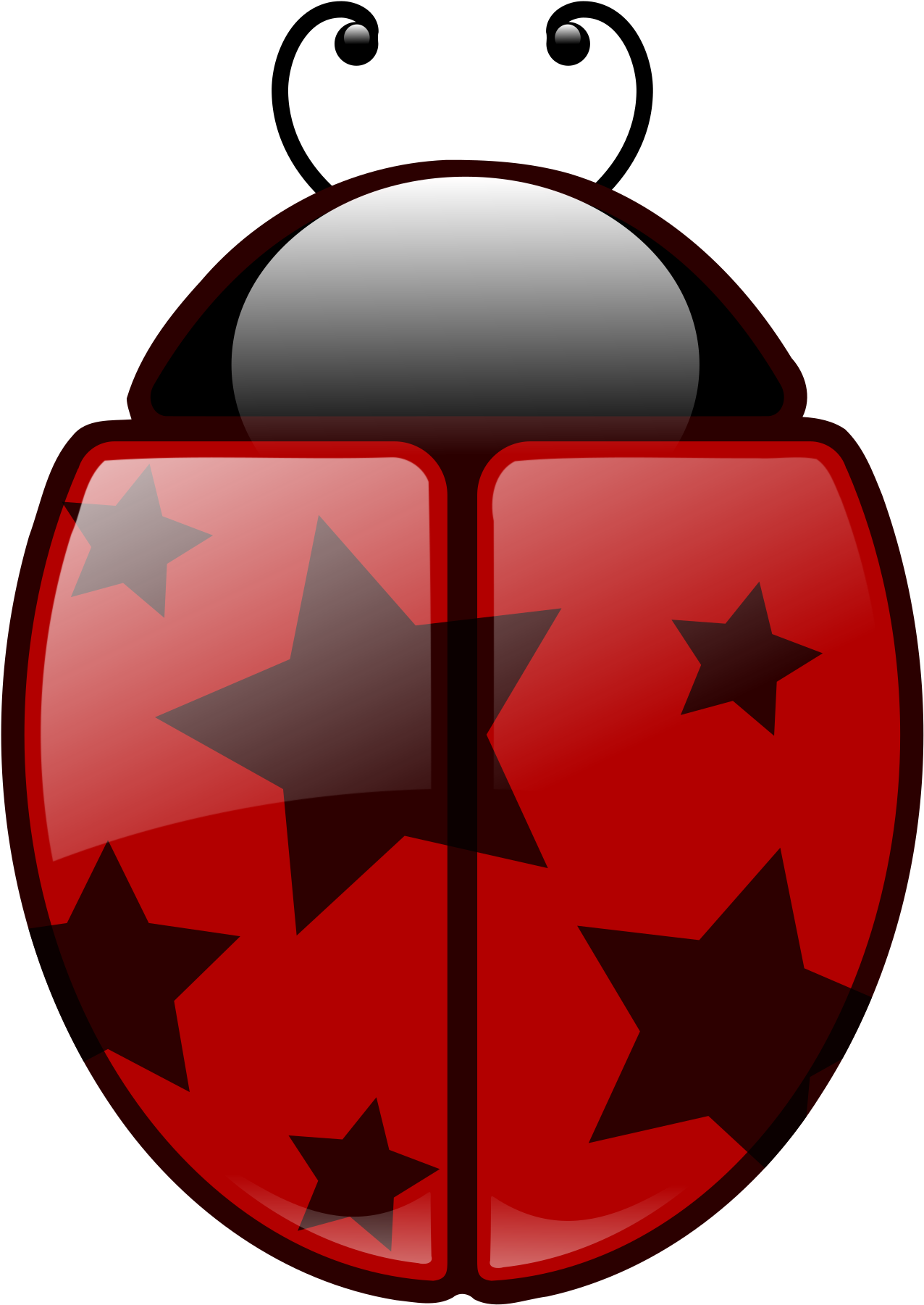 Ladybird Clip Art Of Lady Ladybug - Red Bug Vector Png Transparent Png (1697x2400), Png Download