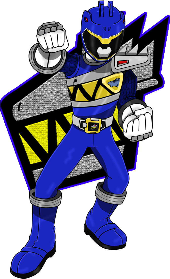 Ha Pasado Muchos Días Desde Que He Subido Un Dibujo - Zyuden Sentai Kyoryuger Clipart (690x1157), Png Download