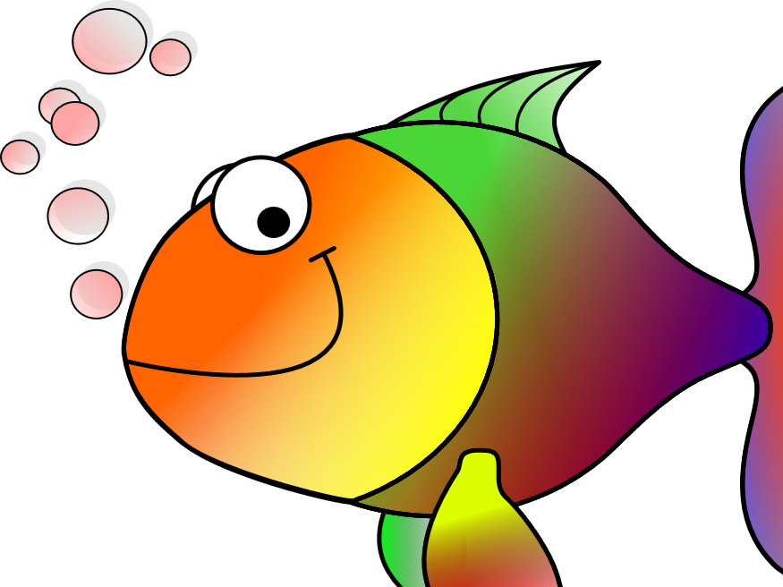 Machovka Happy Fish - Fish Clip Art - Png Download (875x656), Png Download