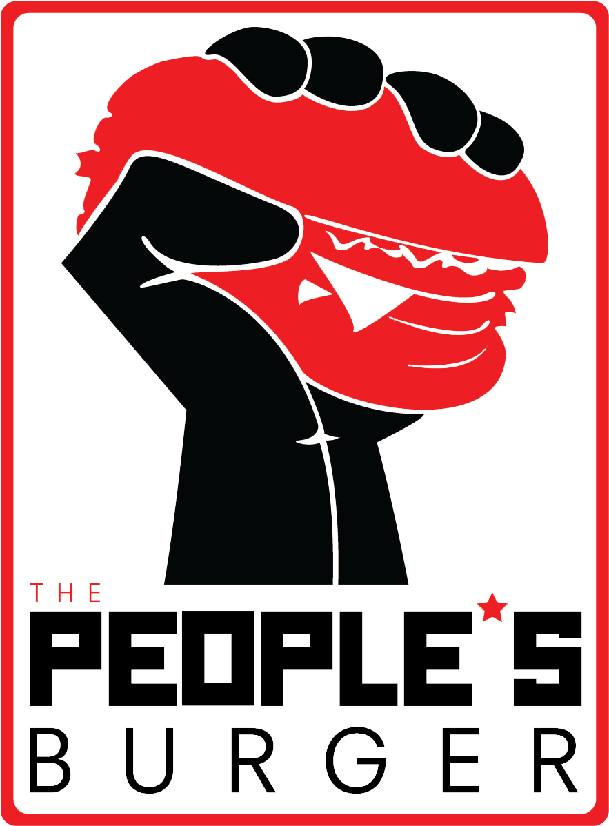 Peoples Burger Logo - Peoples Burger Clipart (924x1283), Png Download