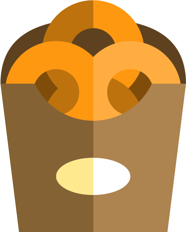 Appetizers - Onion Ring Clipart (1000x800), Png Download