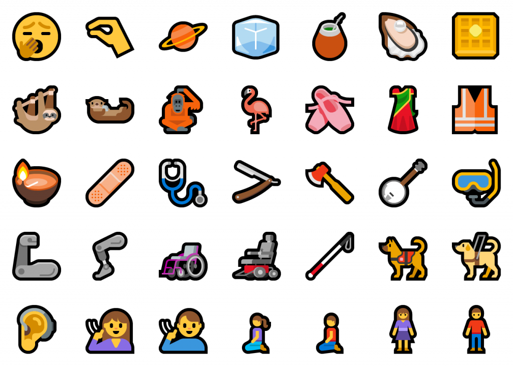 You Can Also Add New Actions Right From The Action - New Emoji Windows 10 Clipart (1024x731), Png Download