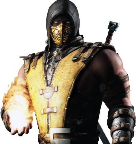 Cyborg Clipart Mortal Kombat - Scorpion Mortal Kombat X Png Transparent Png (640x480), Png Download