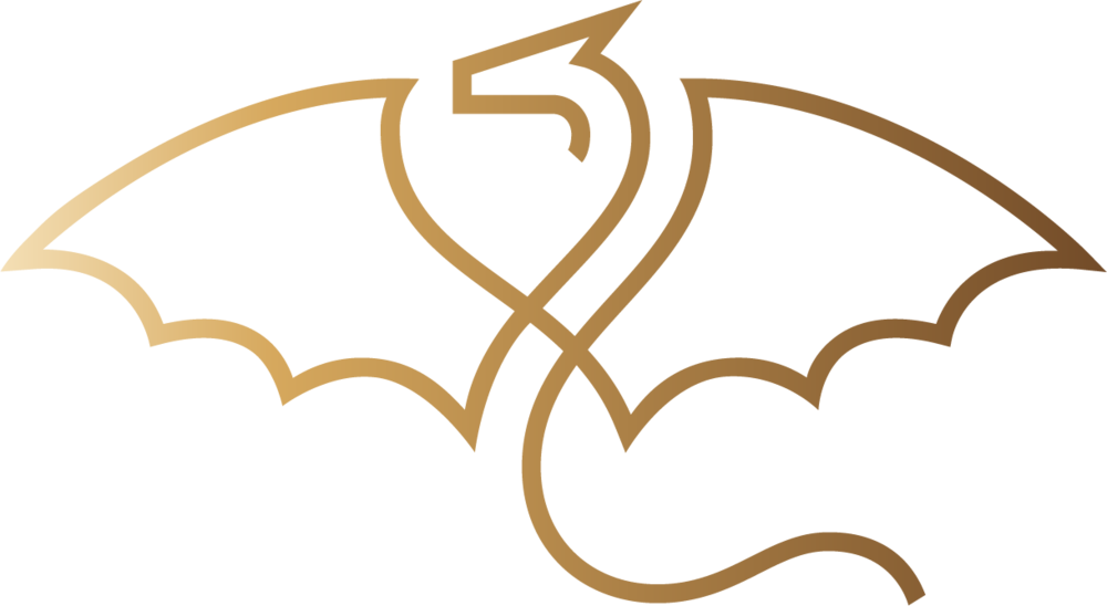 Division7 Dragon Gold - Gold Clipart (1000x548), Png Download