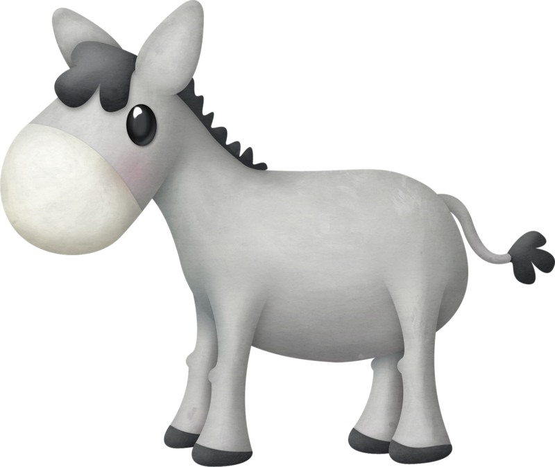 ○••°‿✿⁀donkeys‿✿⁀°••○ - Christmas Day Clipart (800x674), Png Download