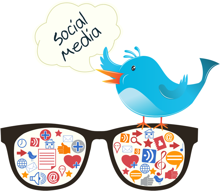 Doing Exercises And Pre-read The Text Type (speech) - 3drose Geek Social Media Sunglasses With Icons Clipart (800x703), Png Download