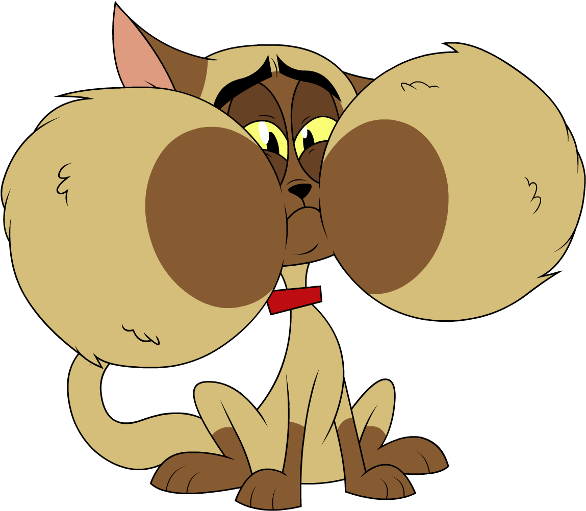 Chester The Cat Bigger Puffy Cheeks - Puffed Cheek Cartoon Clipart (1920x1080), Png Download