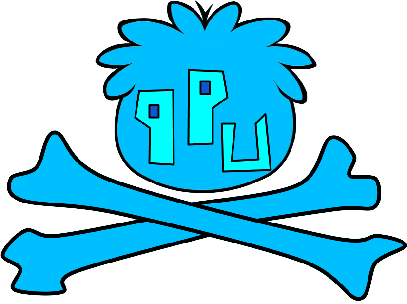 Penguin Puffle Union - Club Penguin Puffle Azul Clipart - Full Size ...