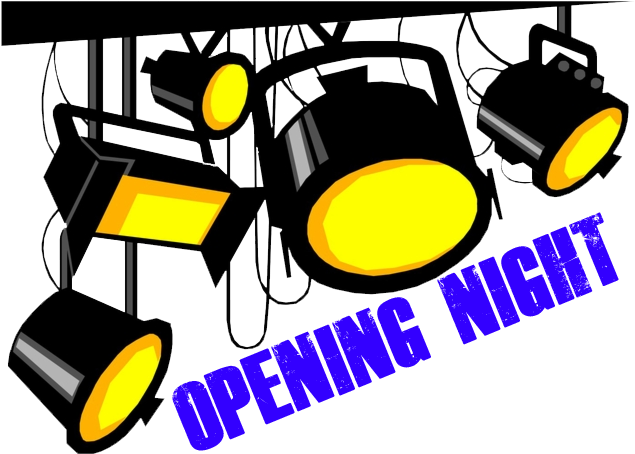 Mandatory Tech Week Thursday Opening Night - Lights Camera Action Png Clipart (840x534), Png Download