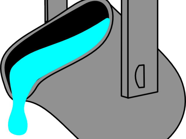 Colours Clipart Bucket - Drawing Of A Melting Pot - Png Download (640x480), Png Download