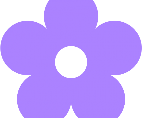 Purple Flowers Clipart - Blue Flower Clipart Png Transparent Png (640x480), Png Download
