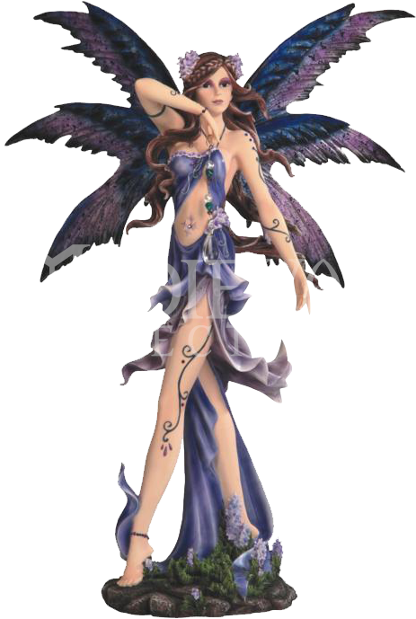 Clipart Info - Purple Fairy Figurines - Png Download (700x700), Png Download