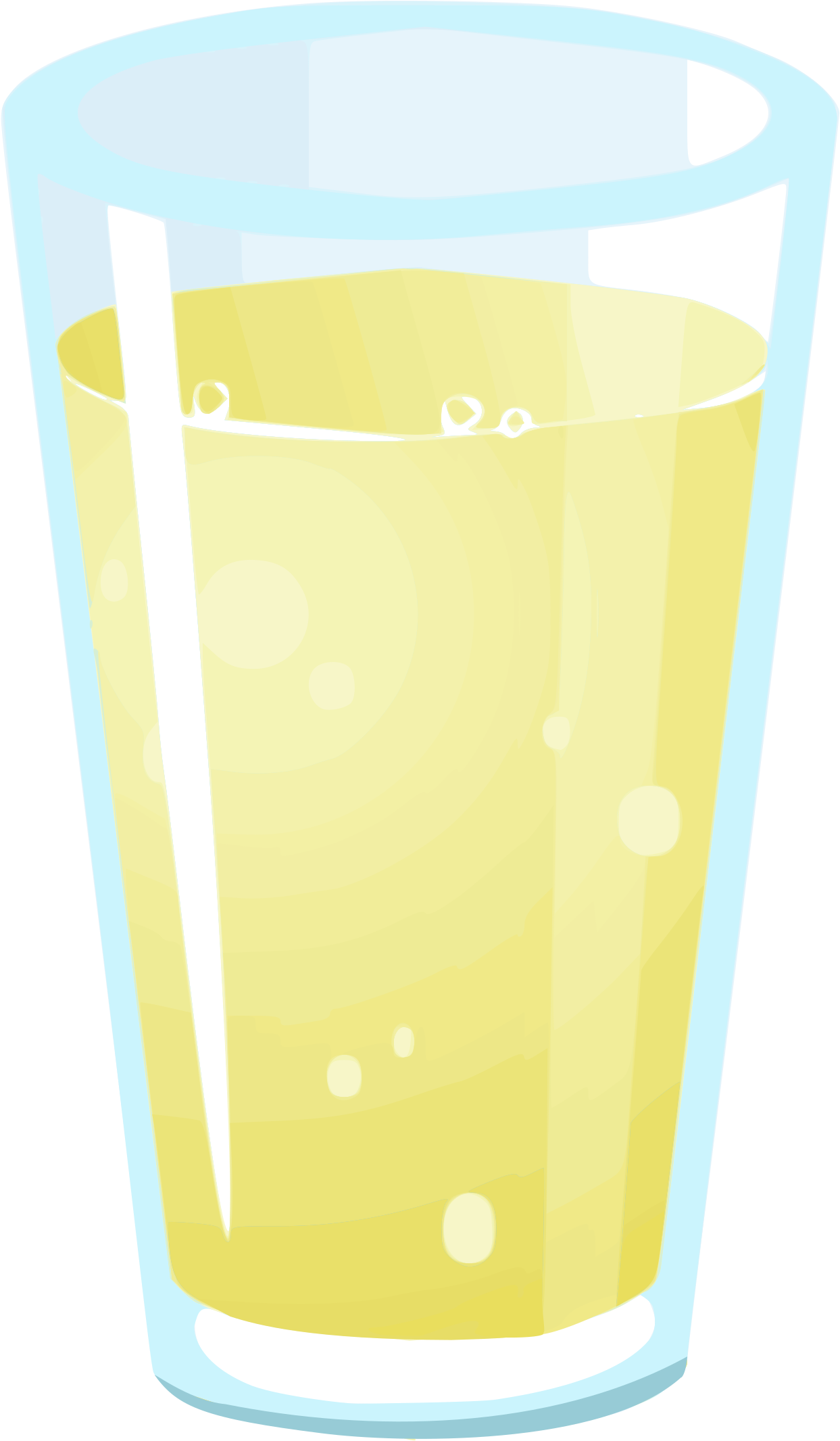 Lemon Juice Glitch Clipart (1560x2400), Png Download