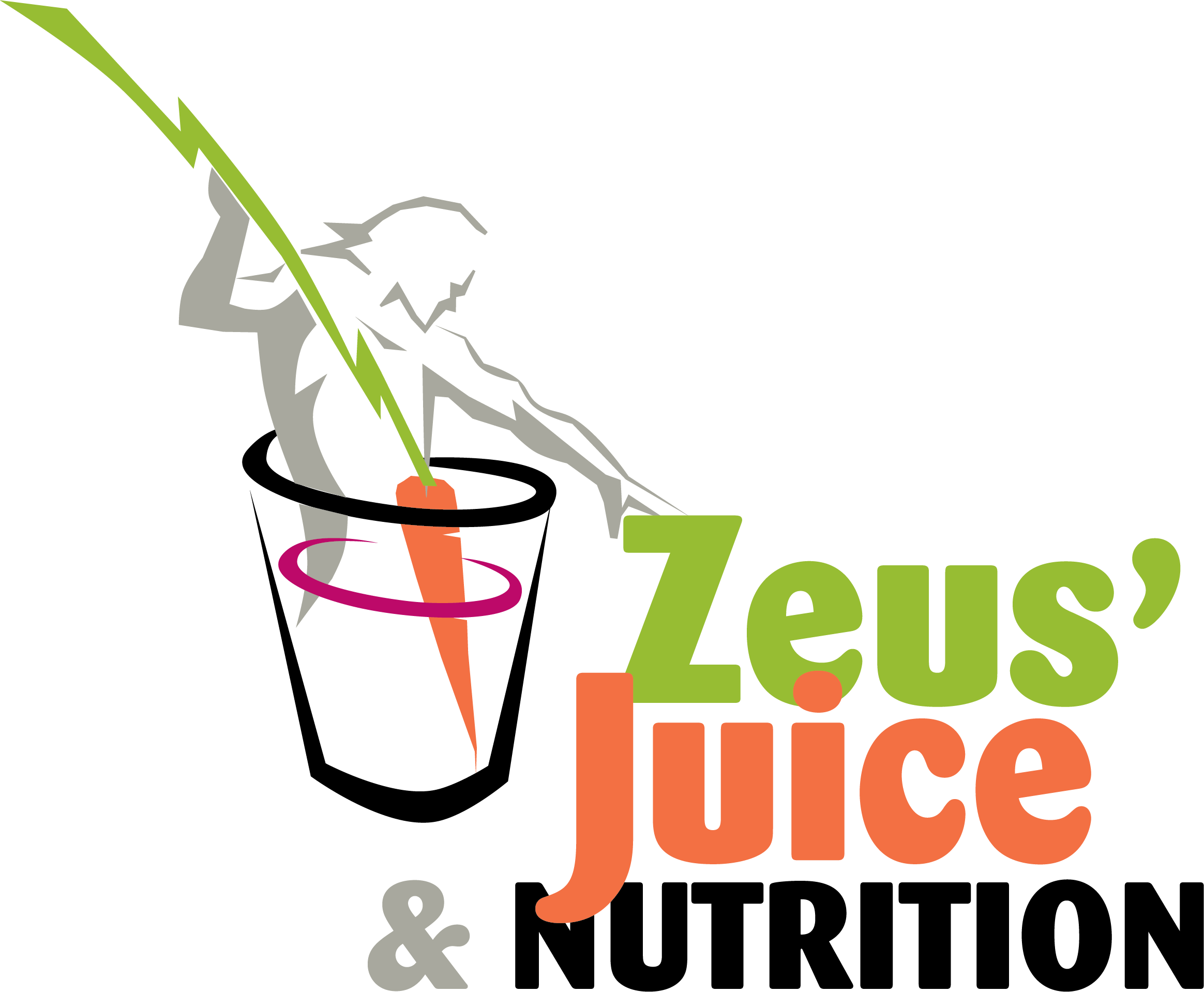 Zeus' Juice Serves Fresh, Non-dairy Juices, Smoothies - Zeus' Juice & Nutrition Bar Clipart (2328x1918), Png Download
