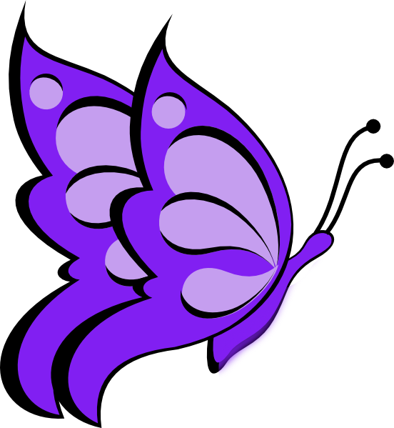Easy Butterfly Drawing Clipart Drawing Sketch - Clip Art - Png Download (552x599), Png Download
