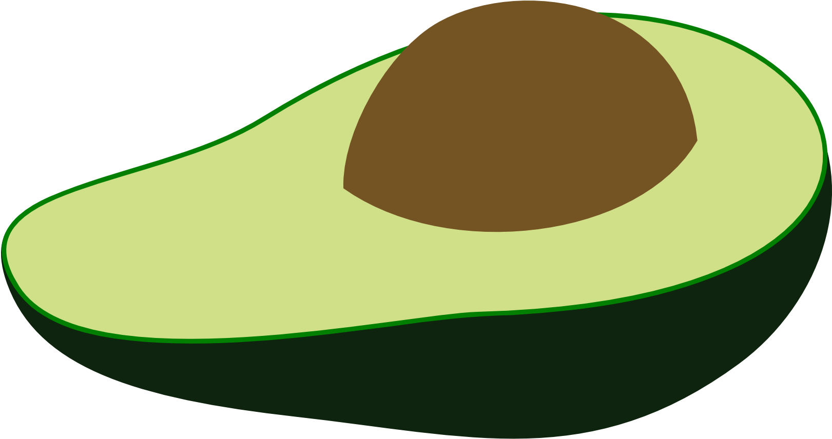 Yükle Avocado Fruit Food - อ โว คา โด การ์ตูน Clipart (1920x1233), Png Download