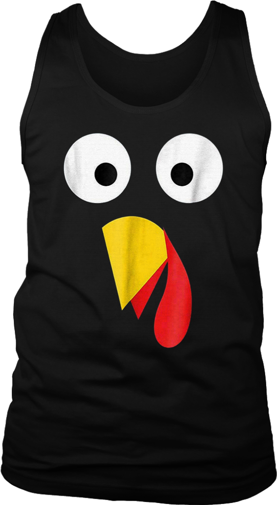 Turkey Face Thanksgiving Tshirt Halloween Costume Kids - T-shirt Clipart (1024x1024), Png Download