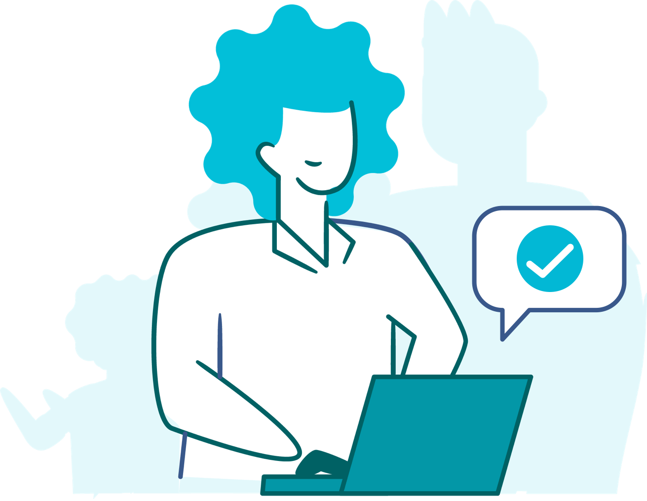 100% Amazon Compliant - Cartoon Clipart (1311x1014), Png Download