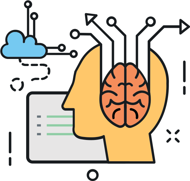 Artificial Intelligence - Artificial Intelligence Network Jobs Clipart (668x744), Png Download