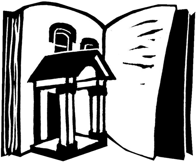 Snowbound Books - Library Clipart (700x581), Png Download