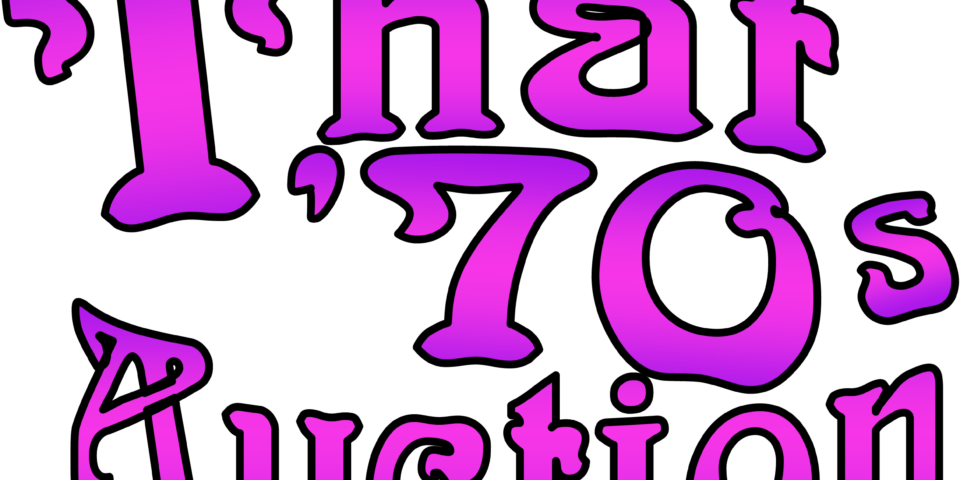 That 70s Auction Logo Color - Logo Clipart (960x480), Png Download