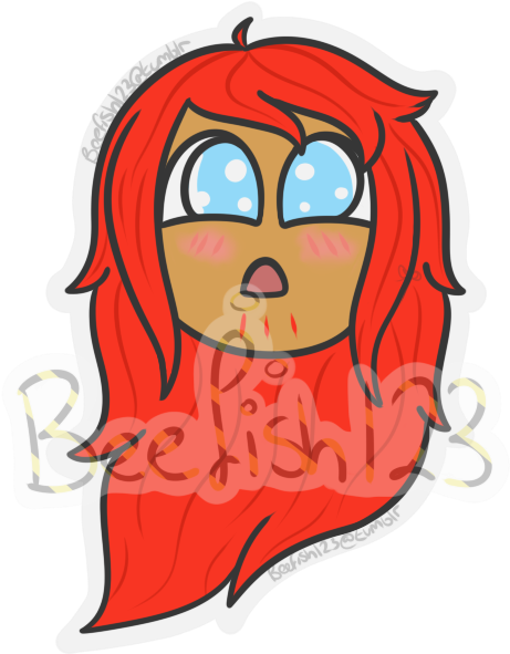 I Draw A Sticker Version Of @loverofpiggies Character - Cartoon Clipart (600x655), Png Download