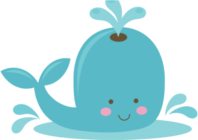 Cute Whale Png Clipart (640x480), Png Download