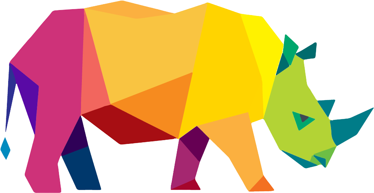 Trendy Rhino Clipart (1200x652), Png Download