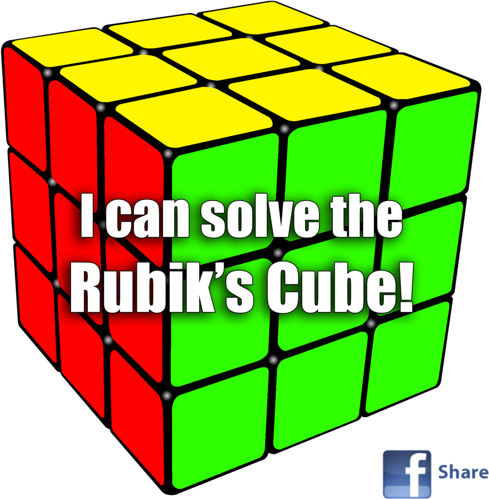 Singapore Champion Guide On - Solved Rubix Cube Clipart (1000x1000), Png Download