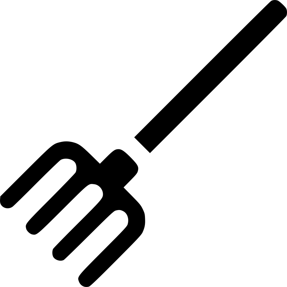 Pitchfork Dig Tool Rake Garden Comments - Spatula Icon Clipart (980x980), Png Download