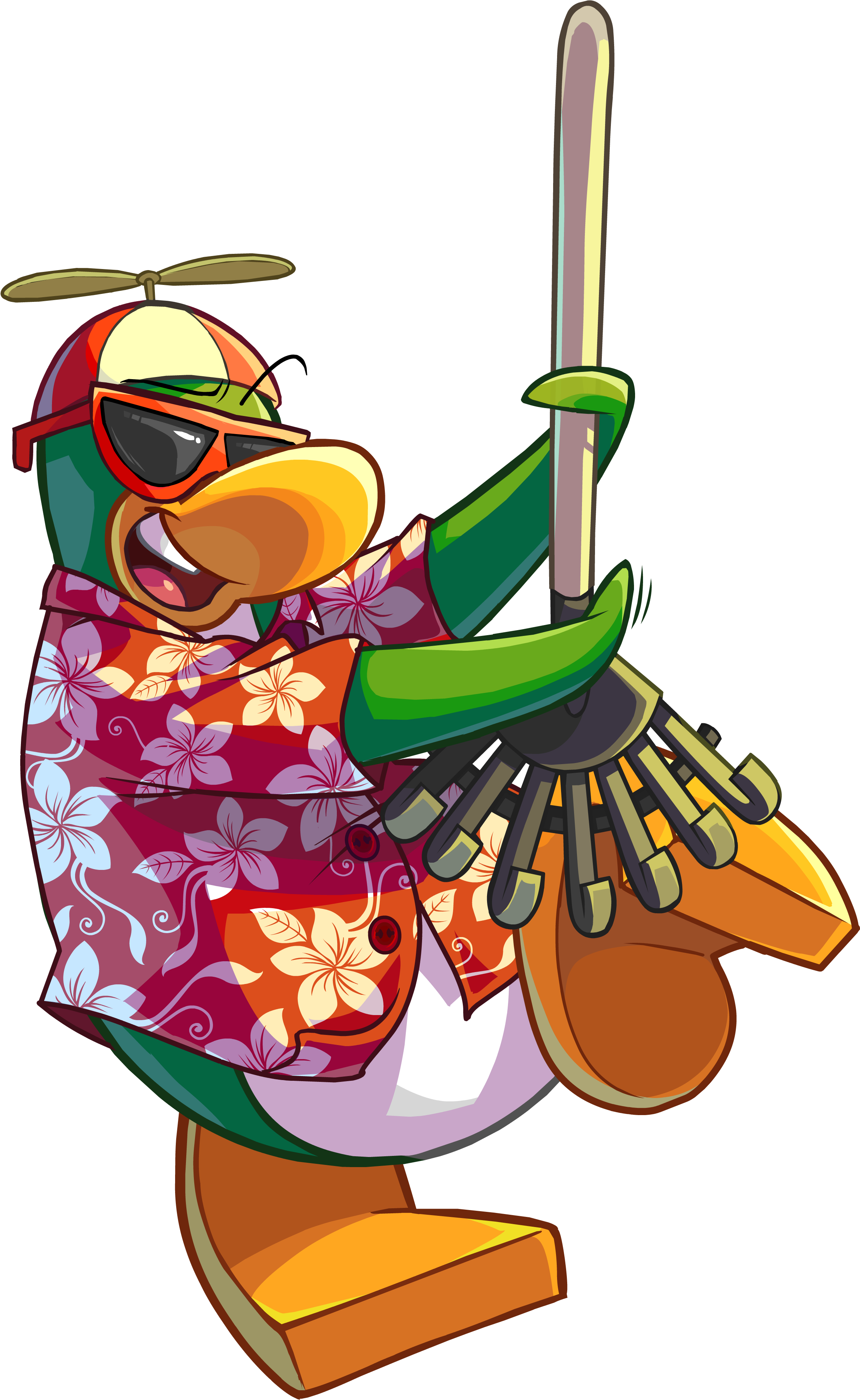 Rookie With Rake - Cartoon Clipart (2500x3876), Png Download