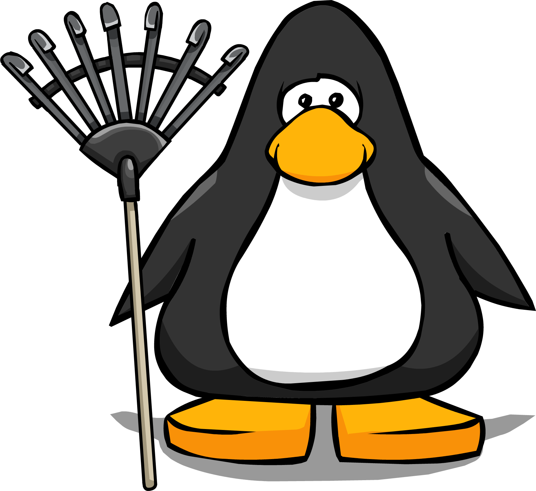 Gardening Rake Pc - Penguin With A Horn Clipart (1731x1585), Png Download