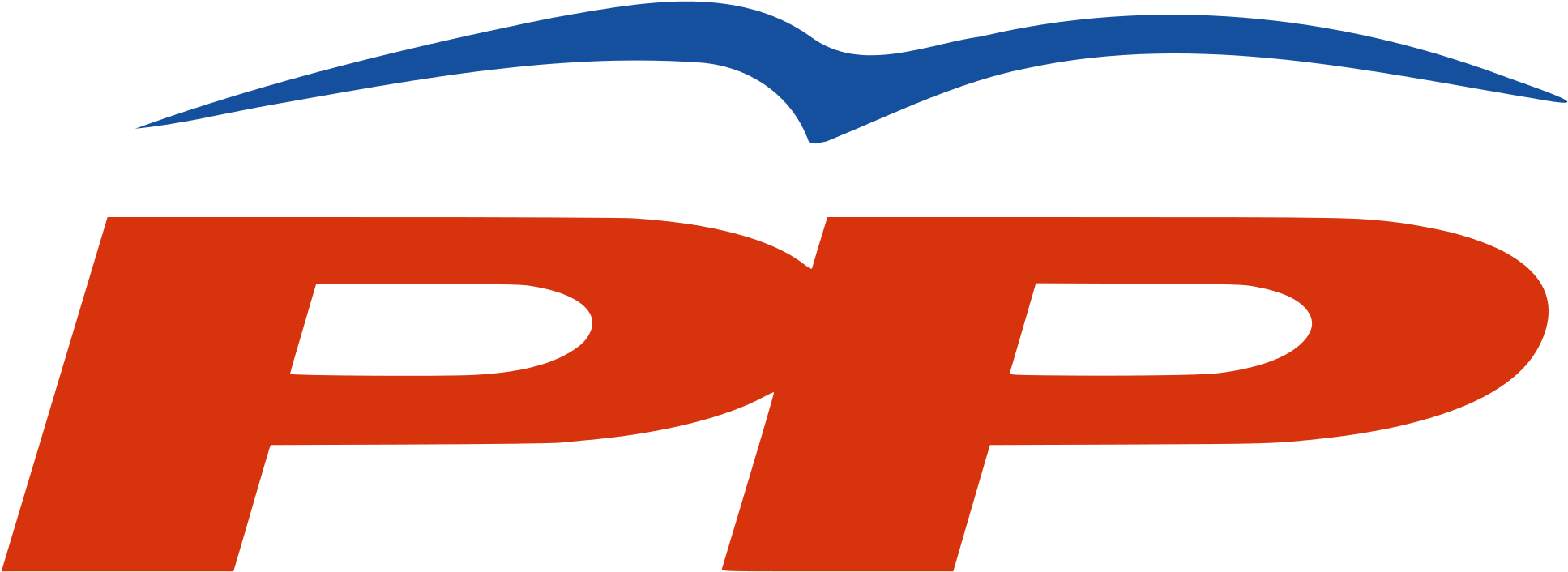 People's Party Logo (2000-2007) - Pp Png Clipart (2000x763), Png Download