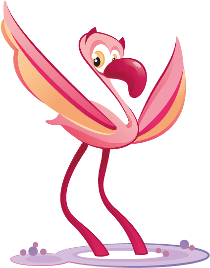 Pink Flamingo - Adesivo Fenicottero Clipart (700x700), Png Download