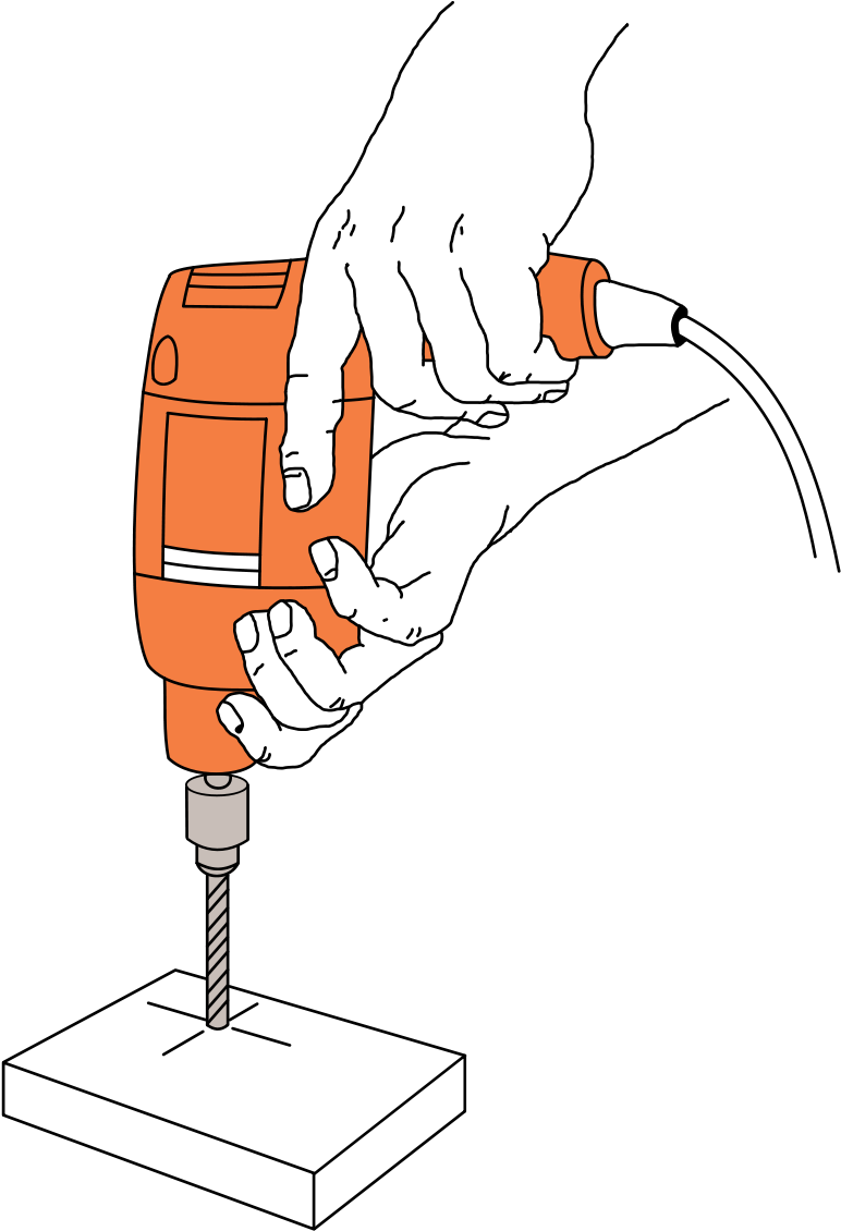 Open - Drill Clipart (1000x1414), Png Download