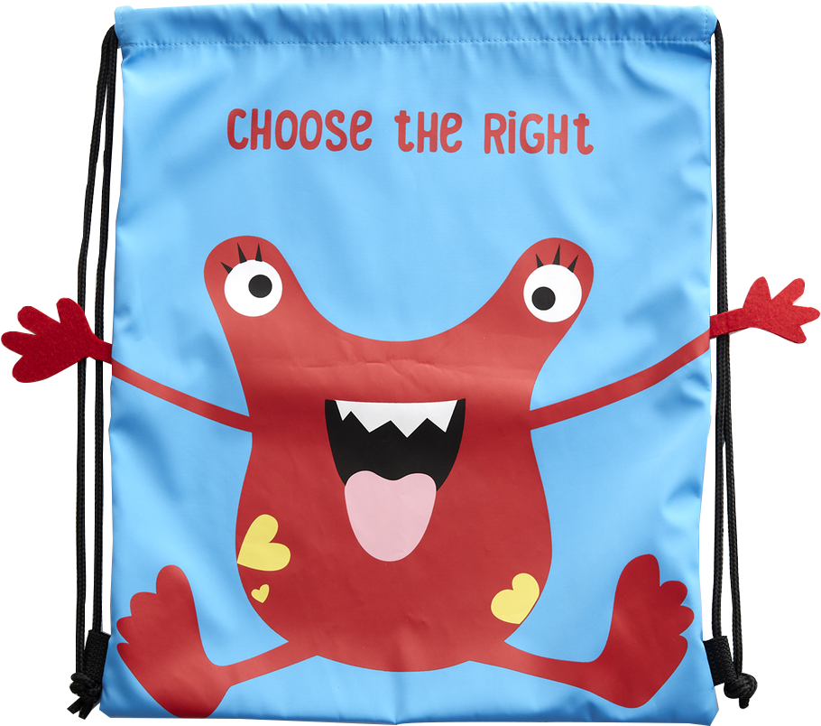 Chapters Of Hope Monster Bag - Cartoon Clipart (1000x941), Png Download