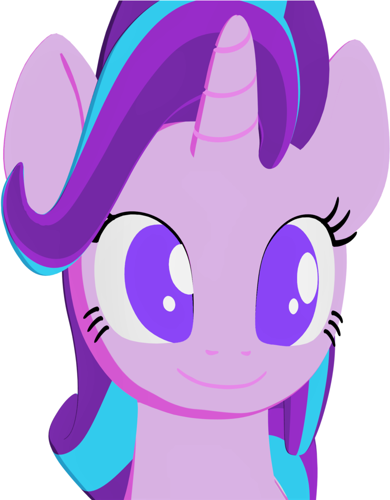 Galawaille, Blender, Bust, Cel Shading, Female, Mare, - Cartoon Clipart (1024x1024), Png Download