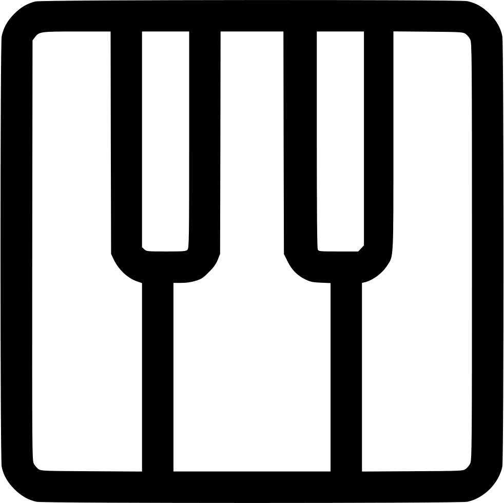 Piano Keys Comments Clipart (982x980), Png Download