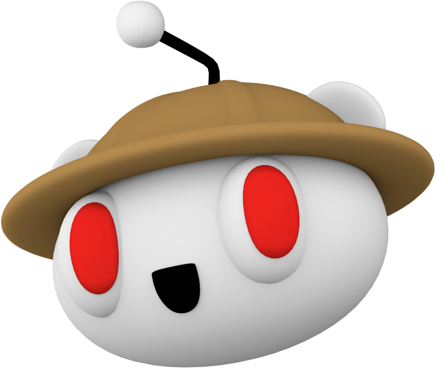 A Snoo I Made For A Reddit-related Video Series I'm - Cartoon Clipart (911x786), Png Download