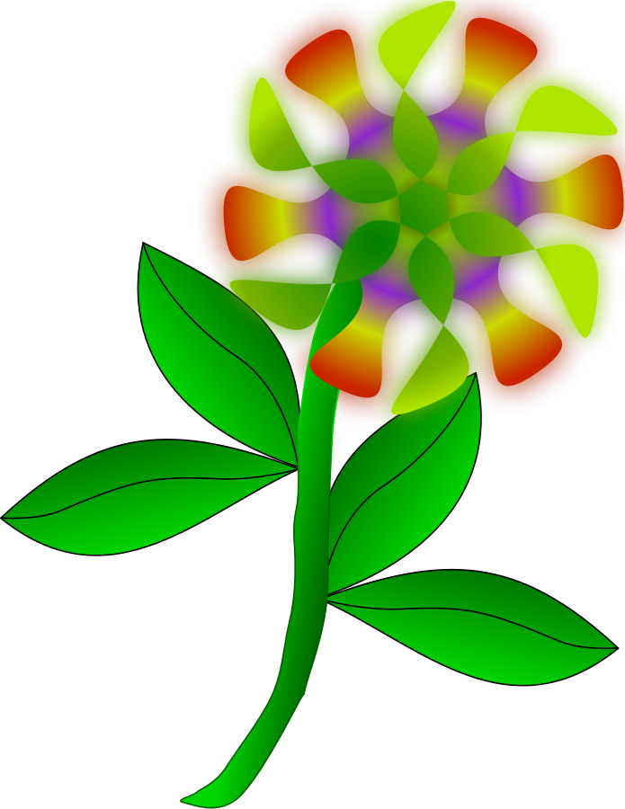 Free Strange Flower - Clip Art - Png Download (619x800), Png Download