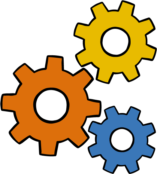 2018 Technologies And Trends - Small Gear Tattoo Clipart (600x600), Png Download