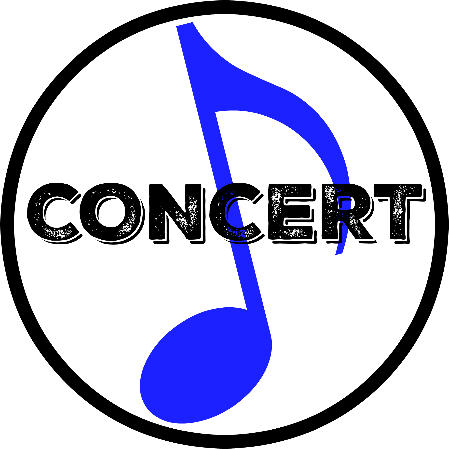 Concert-button - Circle Clipart (2000x2000), Png Download
